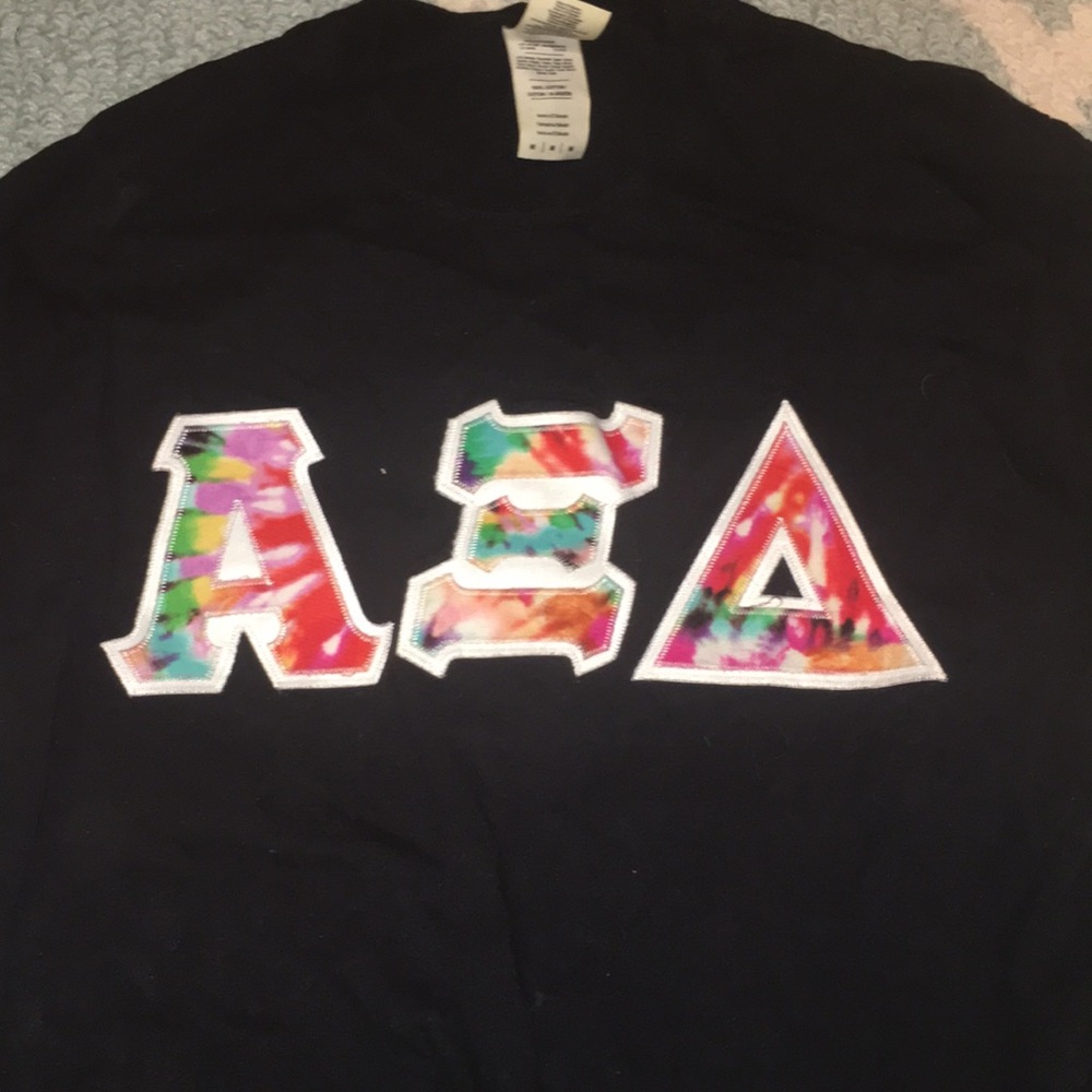 Alpha Xi Delta Tie Dye Letters